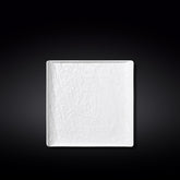 Wilmax Quadratischer Teller, 17 x 17 cm, Weiß Matt – WL-661505/A